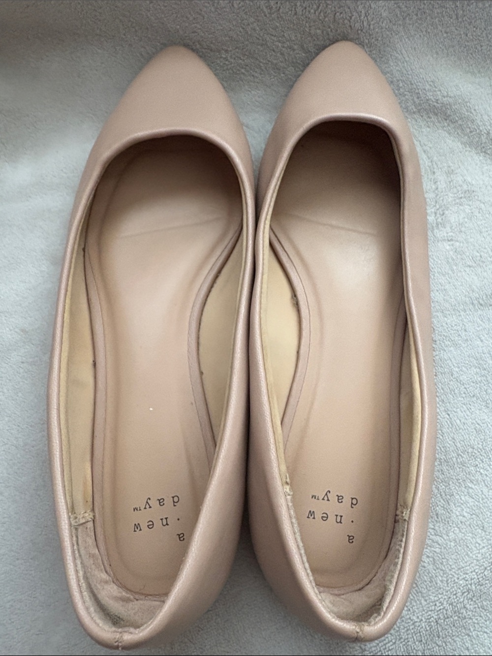 a new day Blush Pointed-Toe Ballet Flats